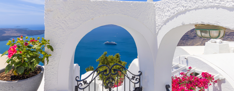 KRF Griechenland, Ausblick auf ein Kreuzfahrtschiff Griechenland, Ausblick auf ein Kreuzfahrtschiff