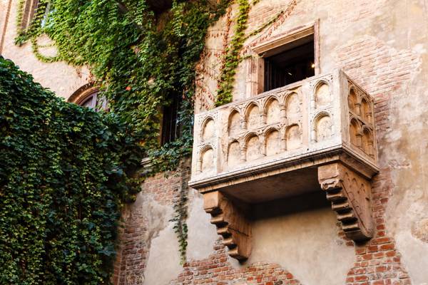 Italien, Verona, Romeo und Julia Balkon